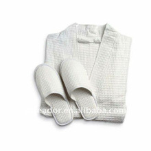 Waffle Bath Robes e Slippers Set